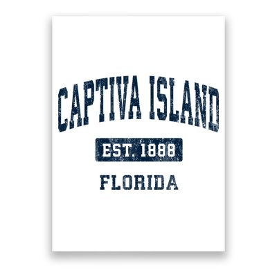 Captiva Island Florida Fl Vintage Sports Established Poster