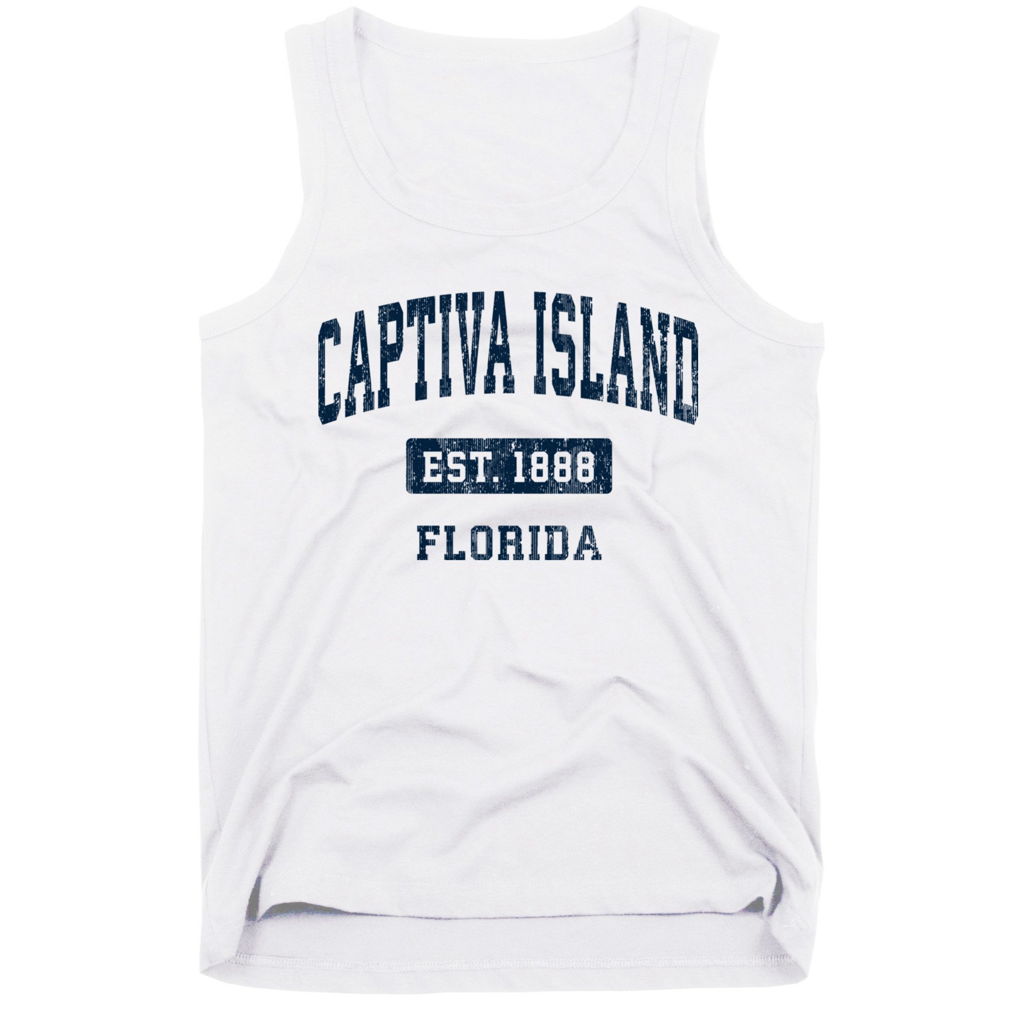 Captiva Island Florida Fl Vintage Sports Established Tank Top