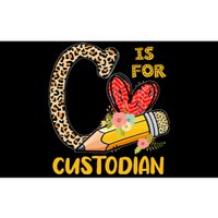 C Is For Custodian Appreciation Bumper Sticker