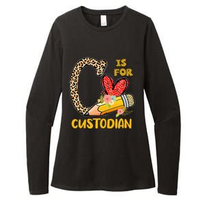 C Is For Custodian Appreciation Womens CVC Long Sleeve Shirt