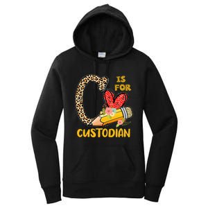 C Is For Custodian Appreciation Women's Pullover Hoodie