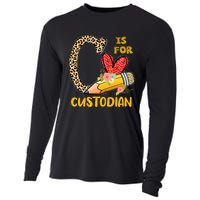 C Is For Custodian Appreciation Cooling Performance Long Sleeve Crew