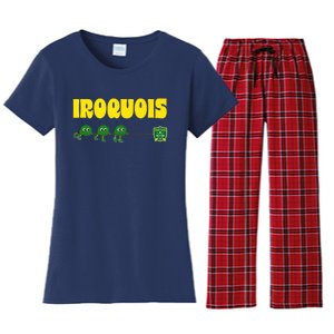 CEL Iroquois Fuzzy Tug Of War Premium Women's Flannel Pajama Set