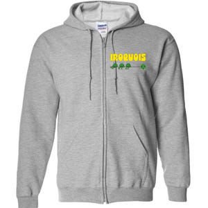 CEL Iroquois Fuzzy Tug Of War Premium Full Zip Hoodie