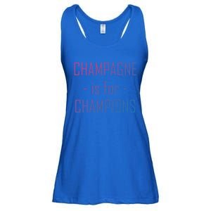 Champagne Is For Champions Funny Graphic Gift Ladies Essential Flowy Tank