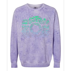 Camera Iconography For Photographer Photography Colorblast Crewneck Sweatshirt