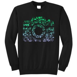 Camera Iconography For Photographer Photography Sweatshirt