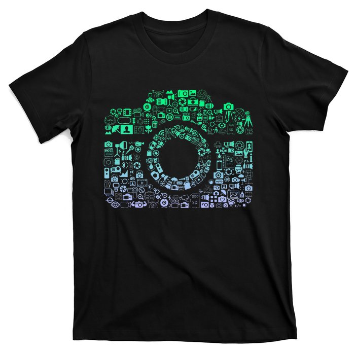 Camera Iconography For Photographer Photography T-Shirt