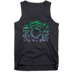 Camera Iconography For Photographer Photography Tank Top