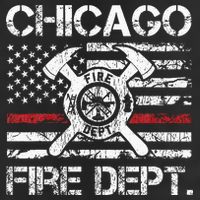 Chicago Illinois Fire Department Thin Red Line Fireman Adult Drive Performance Visor