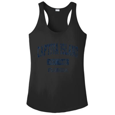 Captiva Island Florida Fl Vintage Established De Ladies PosiCharge Competitor Racerback Tank