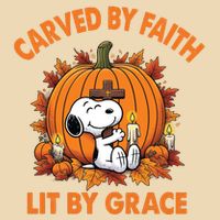 Carving In Faith Lighting With Grace Drawstring Bag