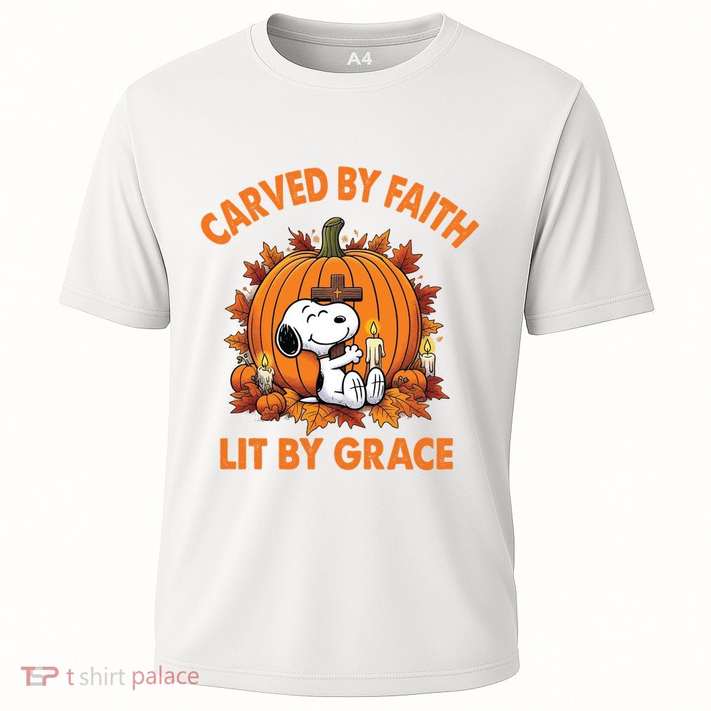 Carving In Faith Lighting With Grace Cooling Performance Crew T-Shirt