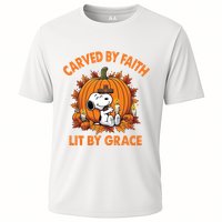 Carving In Faith Lighting With Grace Cooling Performance Crew T-Shirt