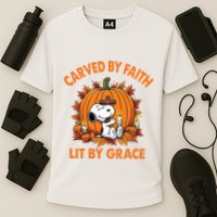 Carving In Faith Lighting With Grace Cooling Performance Crew T-Shirt