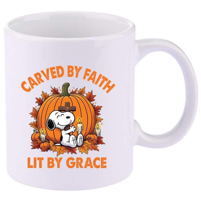 Carving In Faith Lighting With Grace 11oz C Handle Ceramic Mug