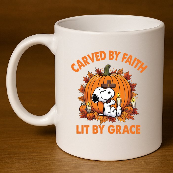 Carving In Faith Lighting With Grace 11oz C Handle Ceramic Mug