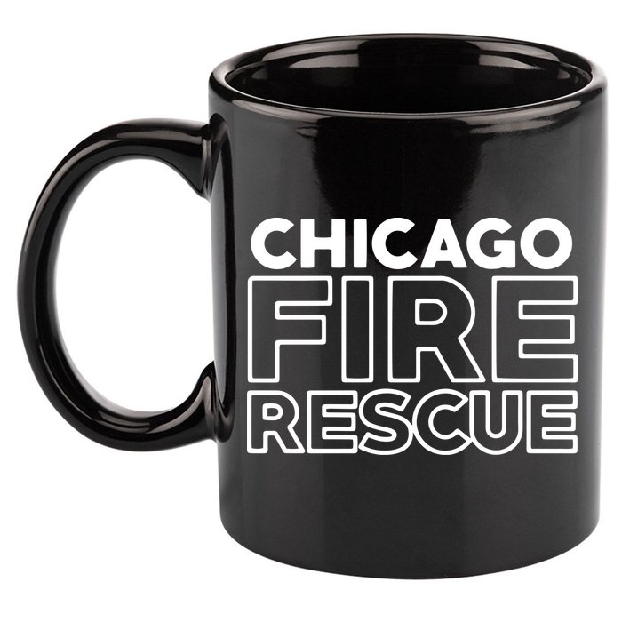 Chicago Illinois Fire Rescue Department Firefighters Firemen 11oz C Handle Ceramic Mug
