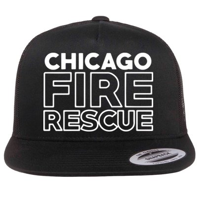 Chicago Illinois Fire Rescue Department Firefighters Firemen Flatbill Hat
