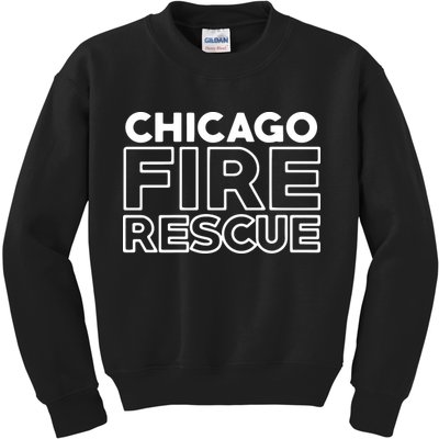 Chicago Illinois Fire Rescue Department Firefighters Firemen Kids Sweatshirt