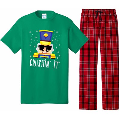 Crushin It Flossing Nutcracker Christmas Dance Pajama Set