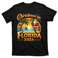 Christmas In Florida 2024 Family Vacation T-Shirt