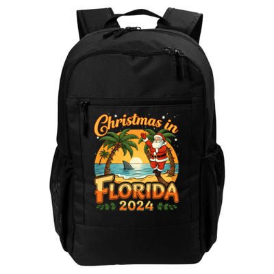 Christmas In Florida 2024 Family Vacation Daily Commute Backpack