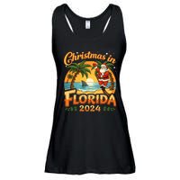 Christmas In Florida 2024 Family Vacation Ladies Essential Flowy Tank