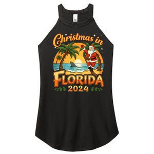 Christmas In Florida 2024 Family Vacation Women’s Perfect Tri Rocker Tank