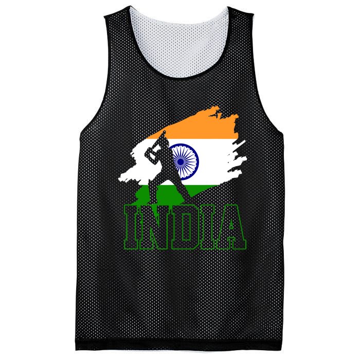 Cricket India Flag Patriotic Player Coach Gift Mesh Reversible Basketball Jersey Tank