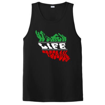 Cute Iranian Flag Of Iran Free Iran Life Freedom Gift PosiCharge Competitor Tank