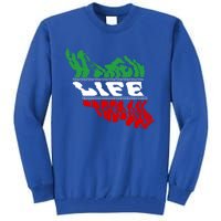 Cute Iranian Flag Of Iran Free Iran Life Freedom Gift Tall Sweatshirt