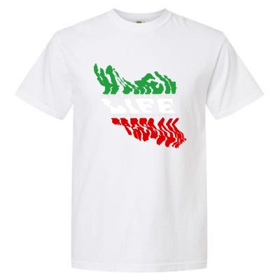 Cute Iranian Flag Of Iran Free Iran Life Freedom Gift Garment-Dyed Heavyweight T-Shirt