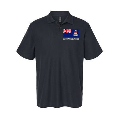 Cayman Islands Flag Softstyle Adult Sport Polo