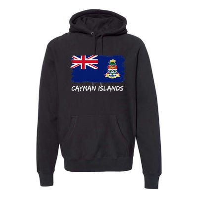 Cayman Islands Flag Premium Hoodie