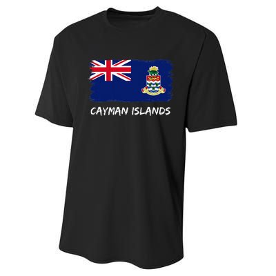 Cayman Islands Flag Performance Sprint T-Shirt