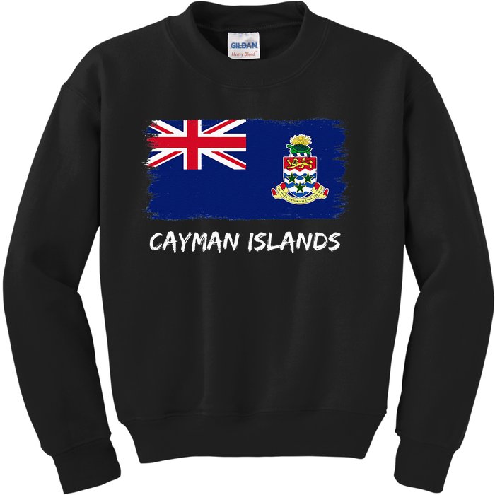 Cayman Islands Flag Kids Sweatshirt