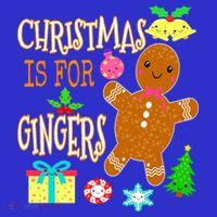 Christmas Is For Gingers Funny Redhead Gift Ginger Pride Gift 16 in Basic Backpack