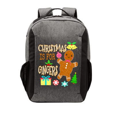 Christmas Is For Gingers Funny Redhead Gift Ginger Pride Gift Vector Backpack