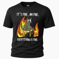 Cat ItS Fine IM Fine Everything Is Fine Performance Shirt