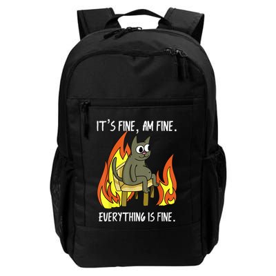 Cat ItS Fine IM Fine Everything Is Fine Backpack