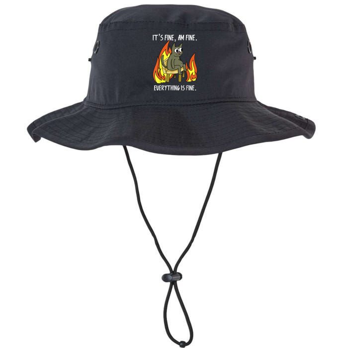 Cat ItS Fine IM Fine Everything Is Fine Bucket Hat