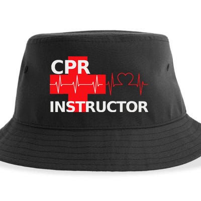 Cpr Instructor First Aid Sustainable Bucket Hat