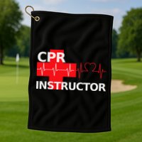 Cpr Instructor First Aid Golf Towel