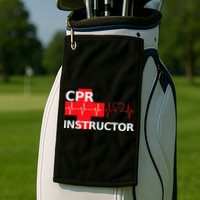 Cpr Instructor First Aid Golf Towel