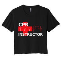 Cpr Instructor First Aid Women's Crop Top Tee