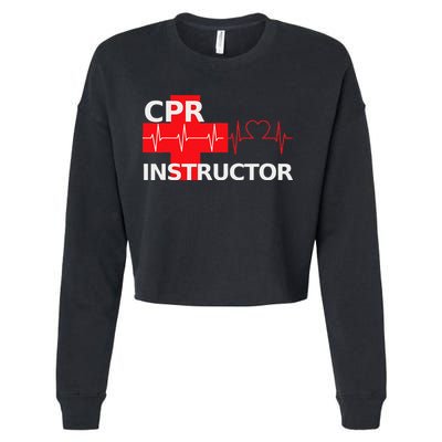 Cpr Instructor First Aid Cropped Pullover Crew