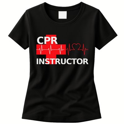 Cpr Instructor First Aid Womens T-Shirt