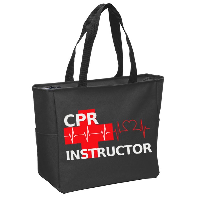 Cpr Instructor First Aid Zip Tote Bag