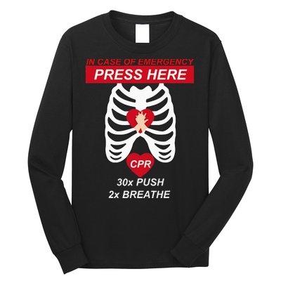 Cpr Instructor First Aid Long Sleeve Shirt